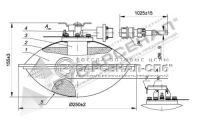 Схема модуля порошкового пожаротушения «Буран-2,5взр» 