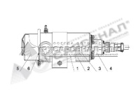 Схема модуля порошкового пожаротушения «Буран-0,5»